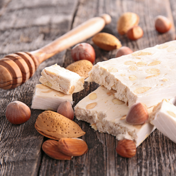 Bougie Parfum Nougat Blanc - Gamme GOURMAND