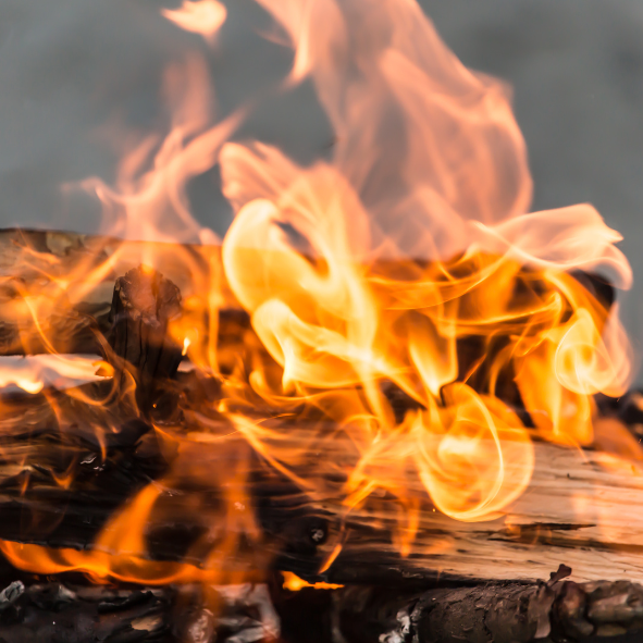 Bougie Parfum Feu de Bois - Gamme ÉPICÉE