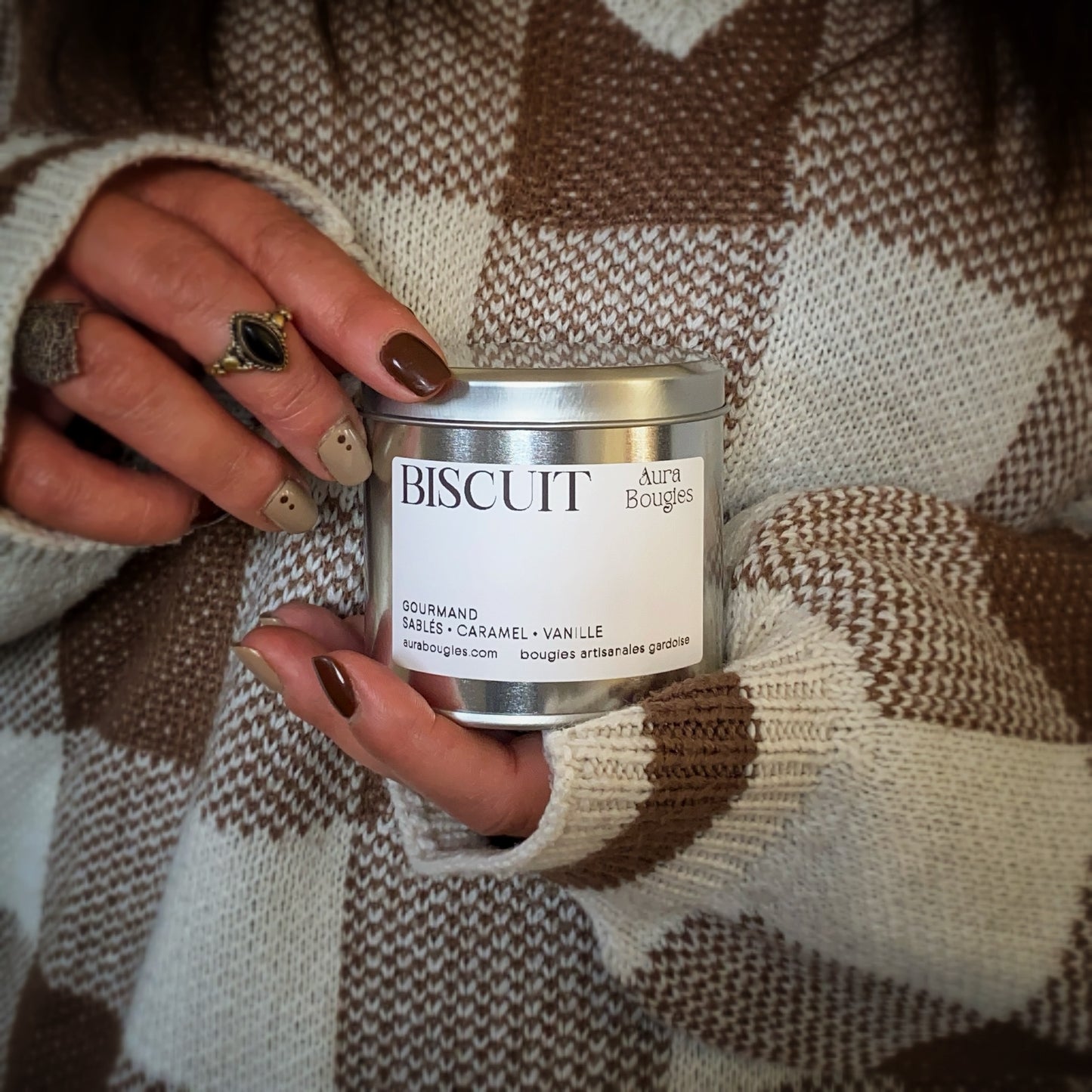 Bougie Parfum Biscuit - Gamme GOURMAND