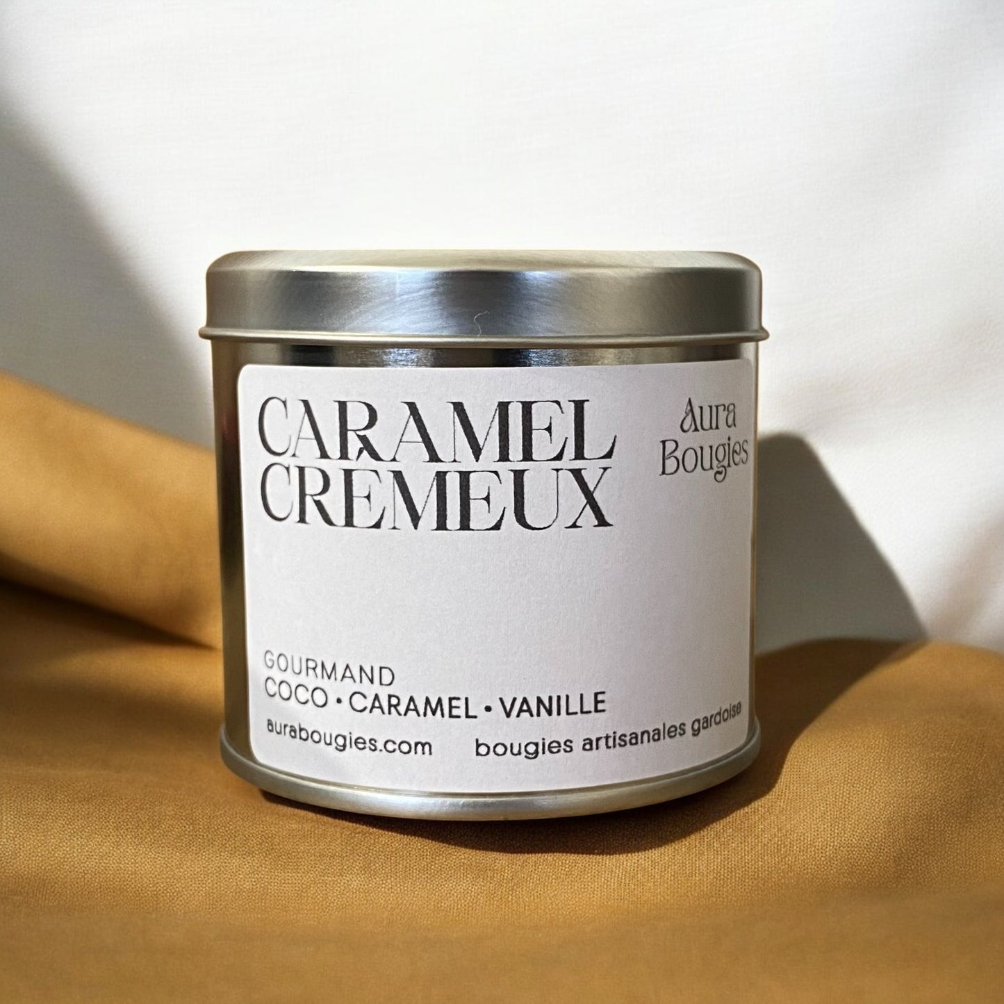 Bougie Parfum Caramel Crémeux - Gamme Gourmand