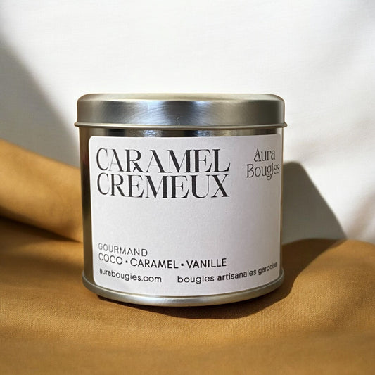 Bougie Parfum Caramel Crémeux - Gamme Gourmand