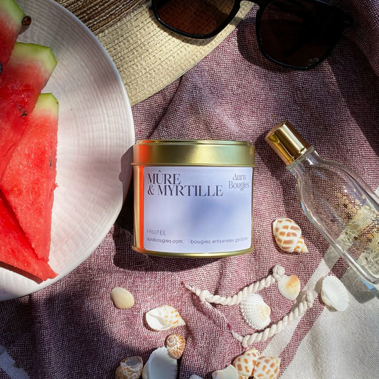 Bougie Parfum Mûre & Myrtille - Gamme FRUITÉE