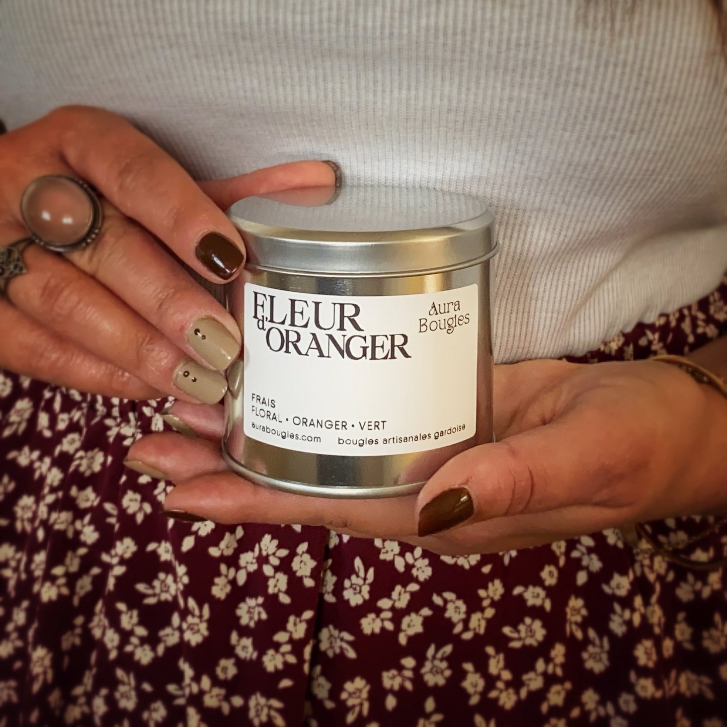 Bougie Parfum Fleur d'Oranger - Gamme FRAIS