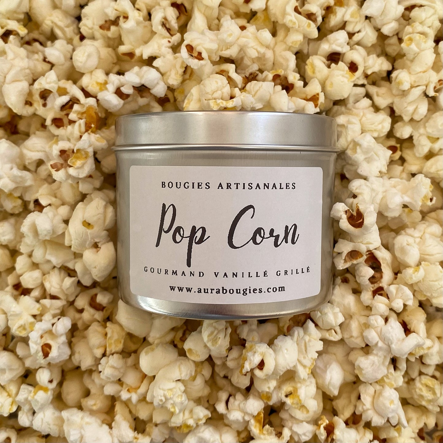 Bougie Parfum Pop Corn - Gamme GOURMAND